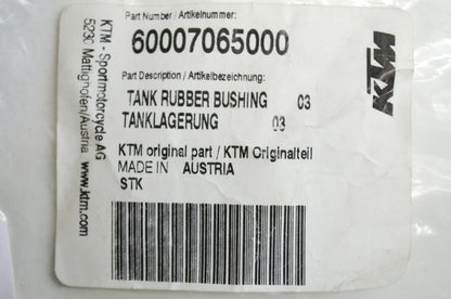 OEM KTM 60007065000 Rubber Tank Bushing Qty 2 NOS