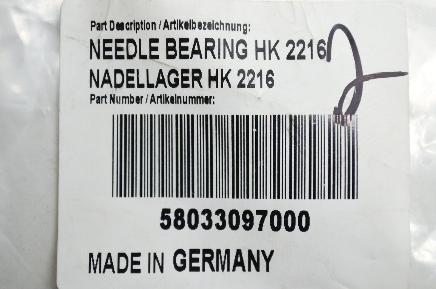 Needle Bearing EXC SX SXS XC-W SXF NOS