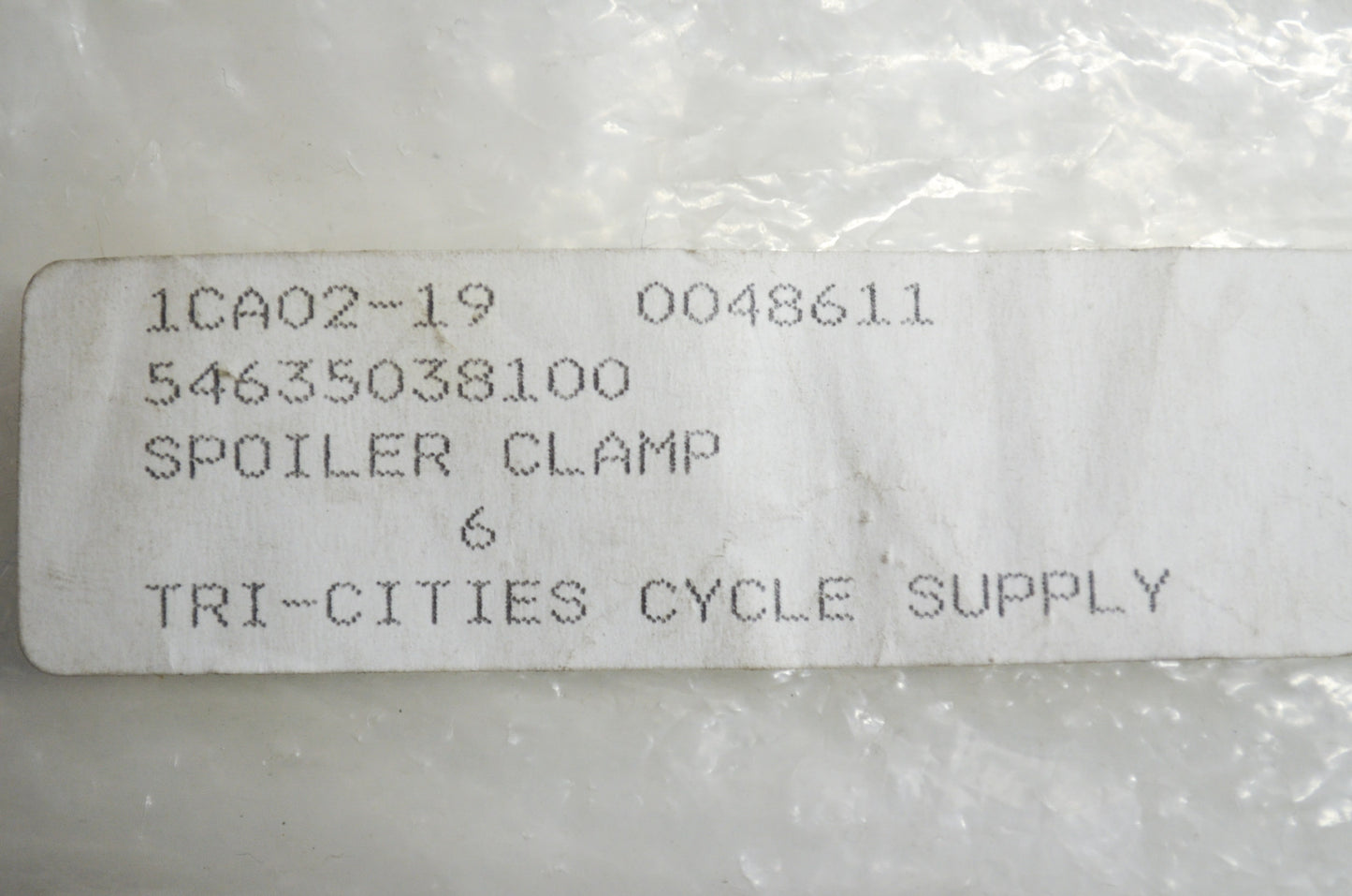 OEM KTM 54635038100 Spoiler Clamp Qty 5 NOS