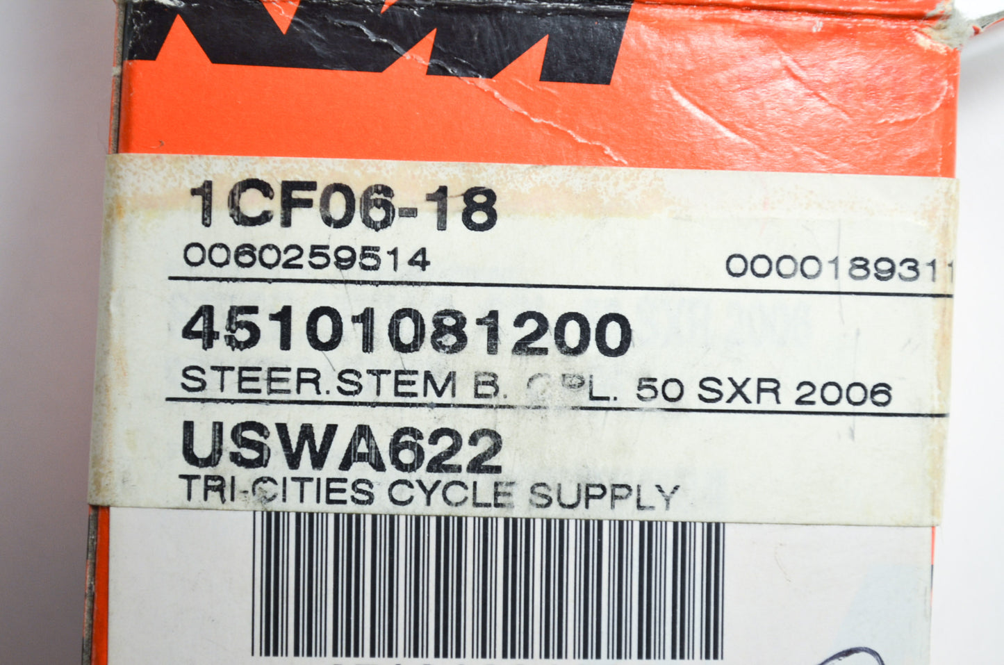 New OEM KTM Steering Stem Assembly Mini Adventure SX Junior NOS