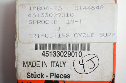 OEM KTM 45133029010 Sprocket 10T NOS