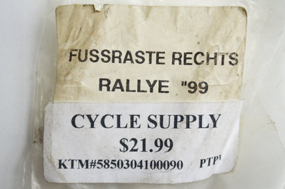 Footrest 99-00 Rallye NOS