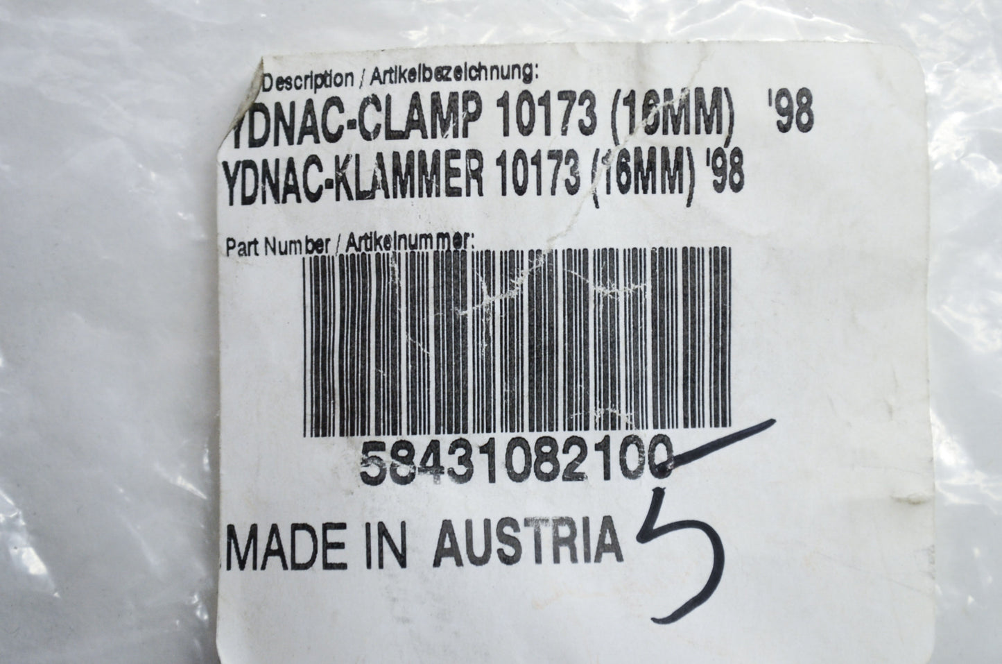 Clamps RC8 EXC XC-F MXC SMR SX-F Qty 4 NOS