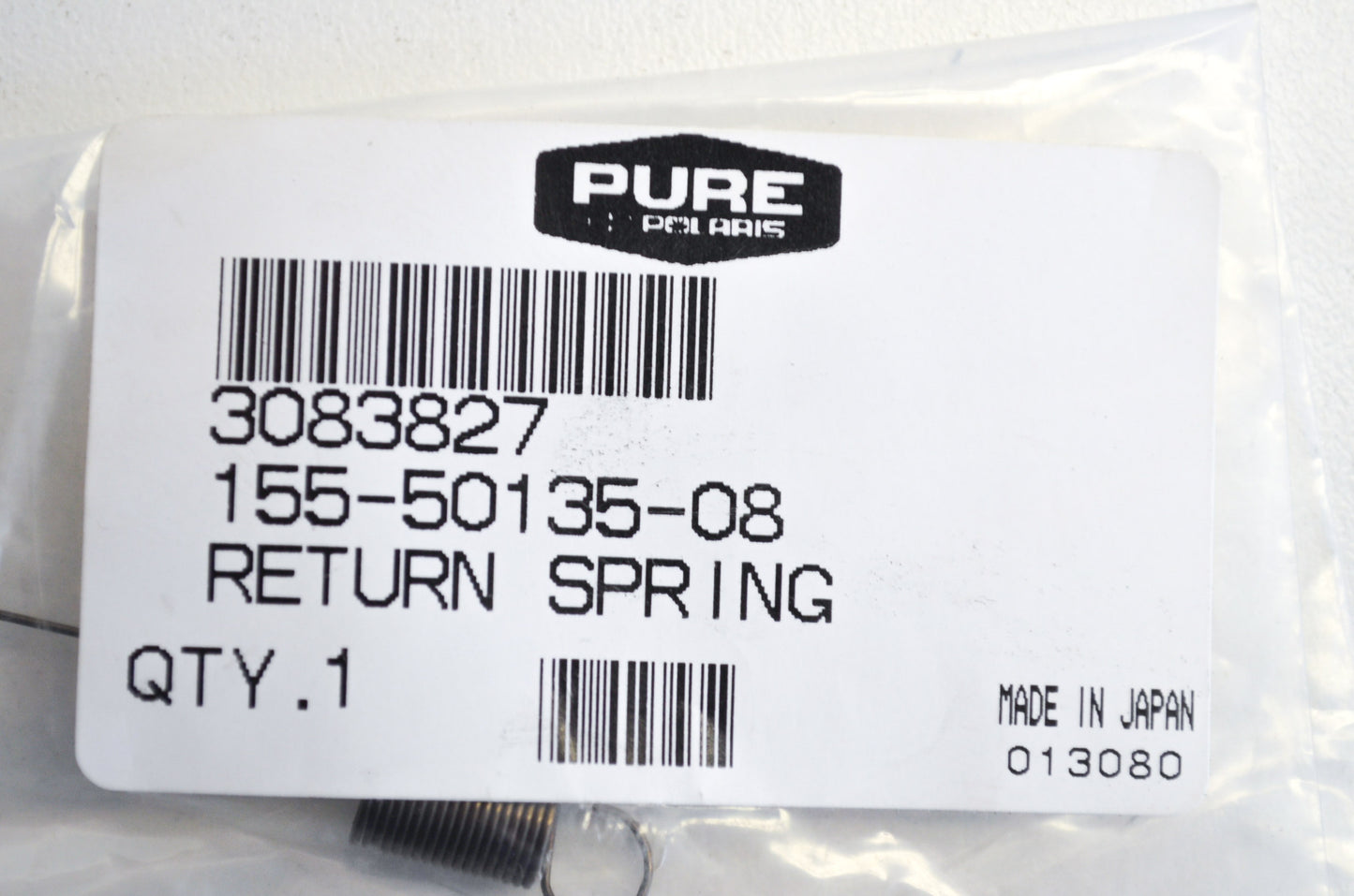 OEM Polaris 3083827 Return Spring NOS