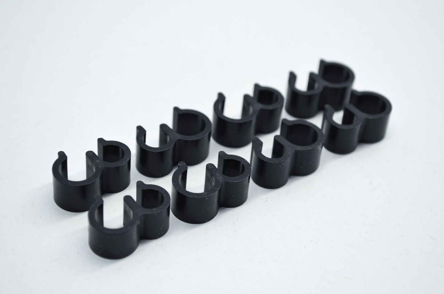Black Clamps Adventure Supermoto EGS EXC SX Qty 8 NOS