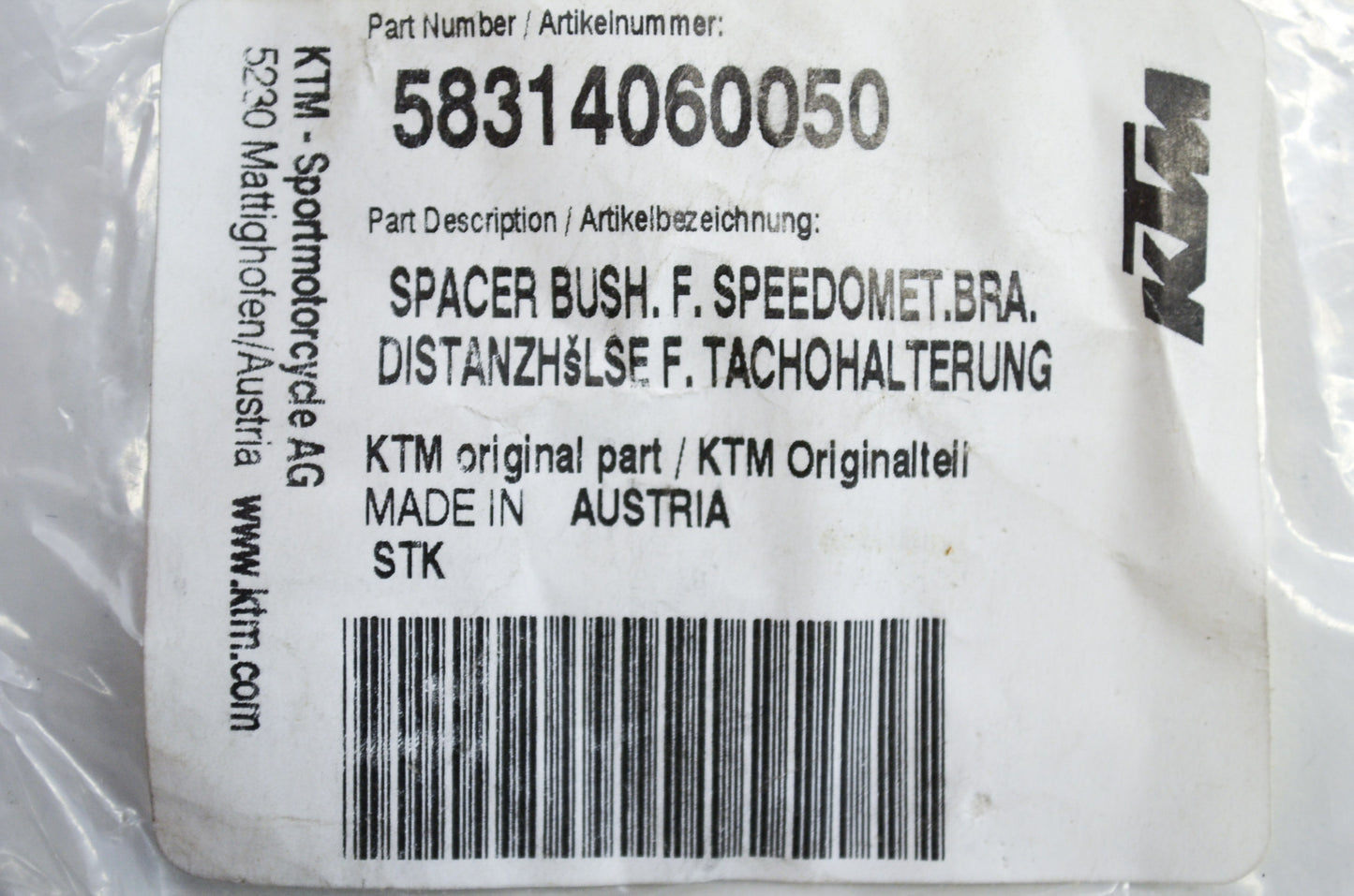 Speedometer Bushing Spacers EXC SX XC SMR Qty 2 NOS