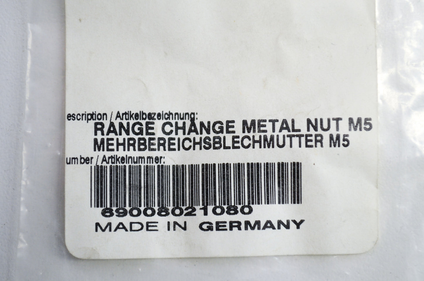 Range Change Metal Nuts Enduro RC8 SMC Duke Supermoto Qty 2 NOS