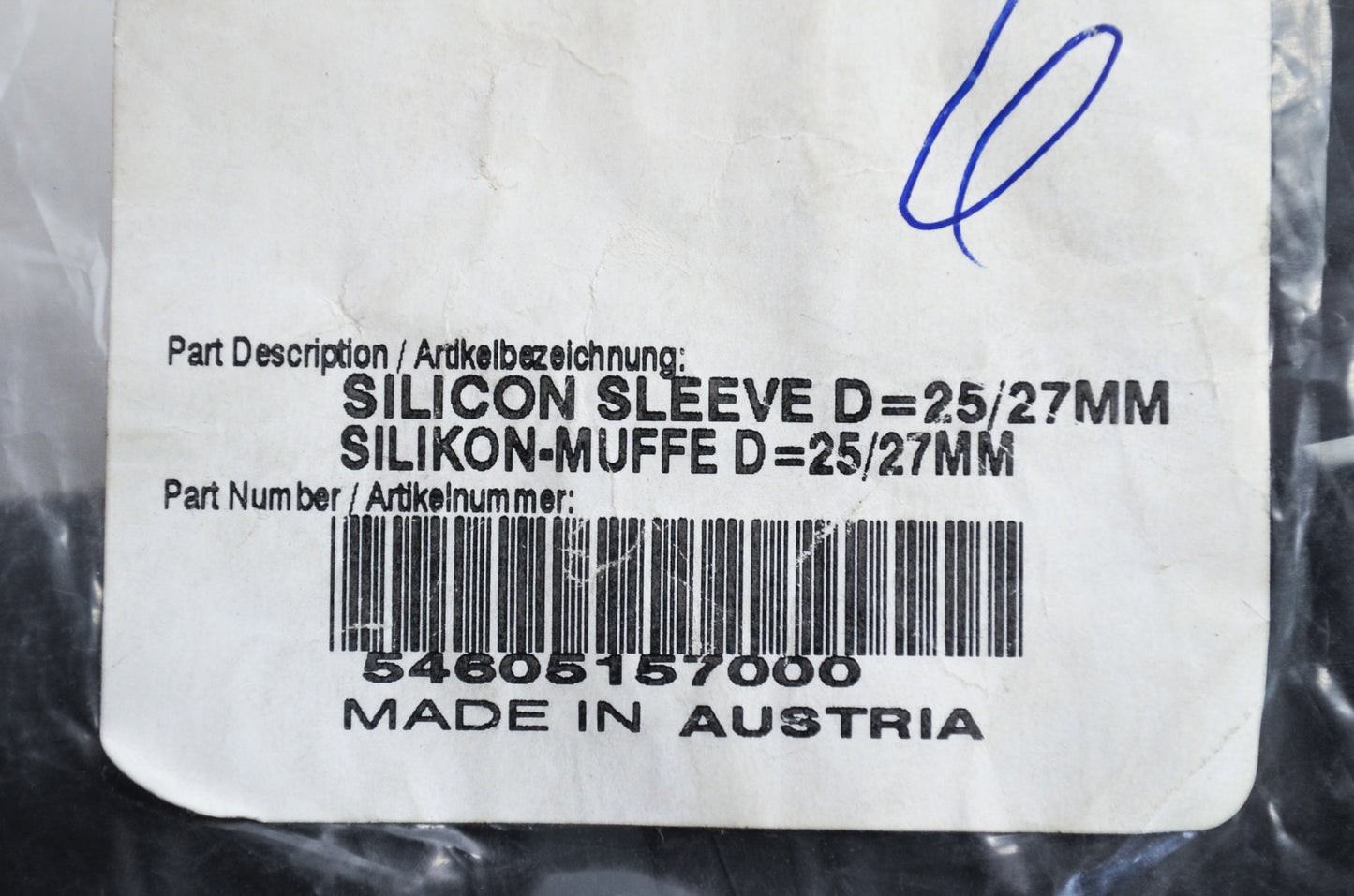 OEM KTM 54605157000 Silicone Sleeve D=25/27mm NOS