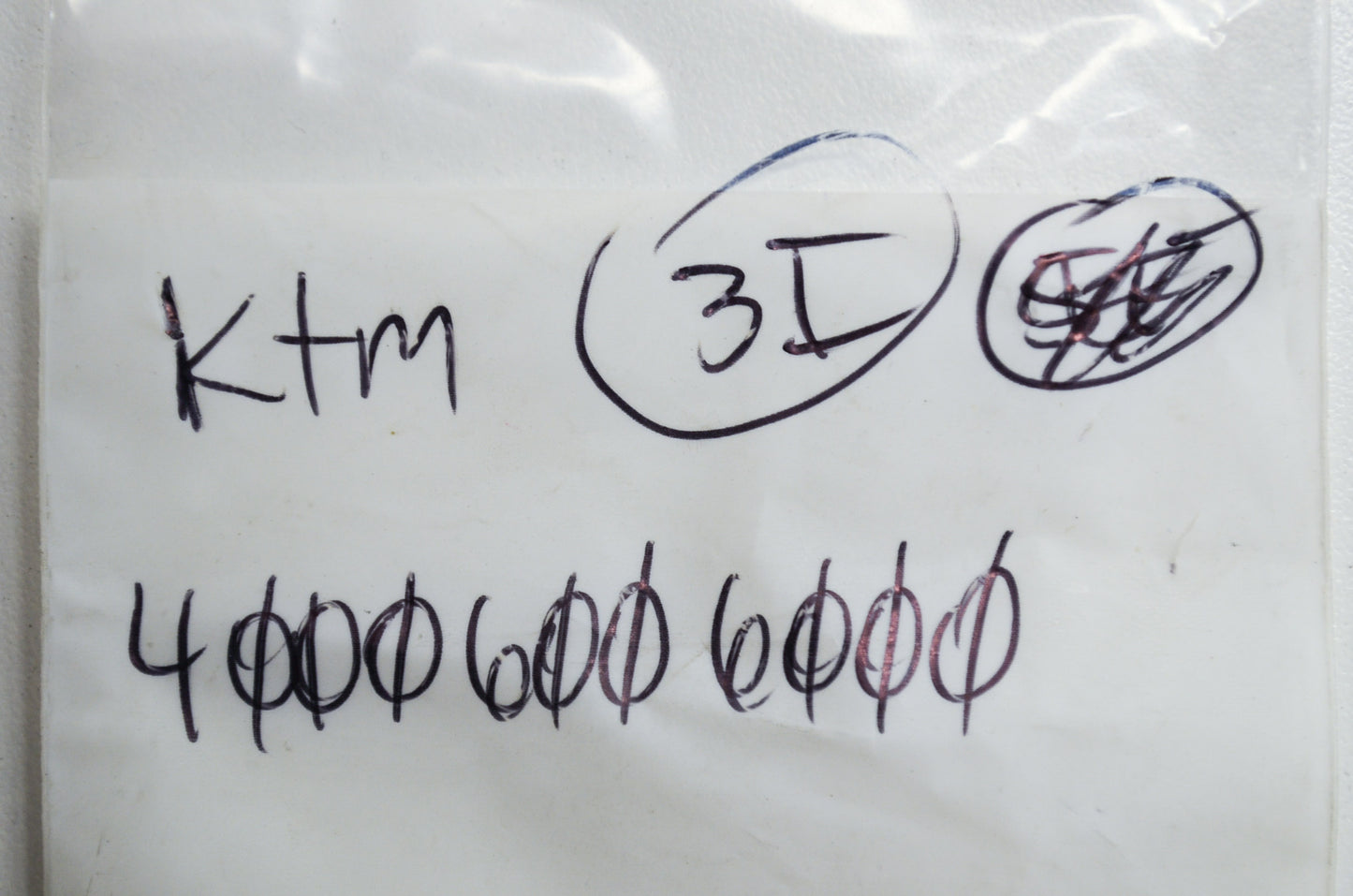 OEM KTM 40006006000 Washer 6MM Qty 4 NOS