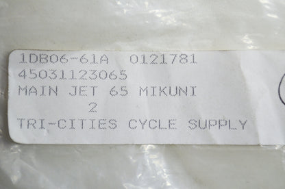 OEM KTM 45031123065 Mikuni Main Jet 65 NOS