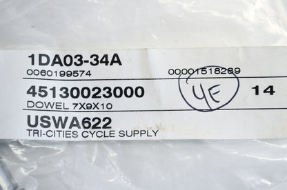 OEM KTM 45130023000 Dowel 7x9x10 Qty 2 NOS