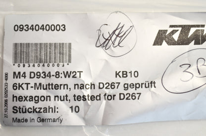 Hex Nuts Qty 7 NOS