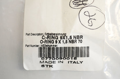O-Rings EXC SX MXC XC SMR RC8 Qty 4 NOS