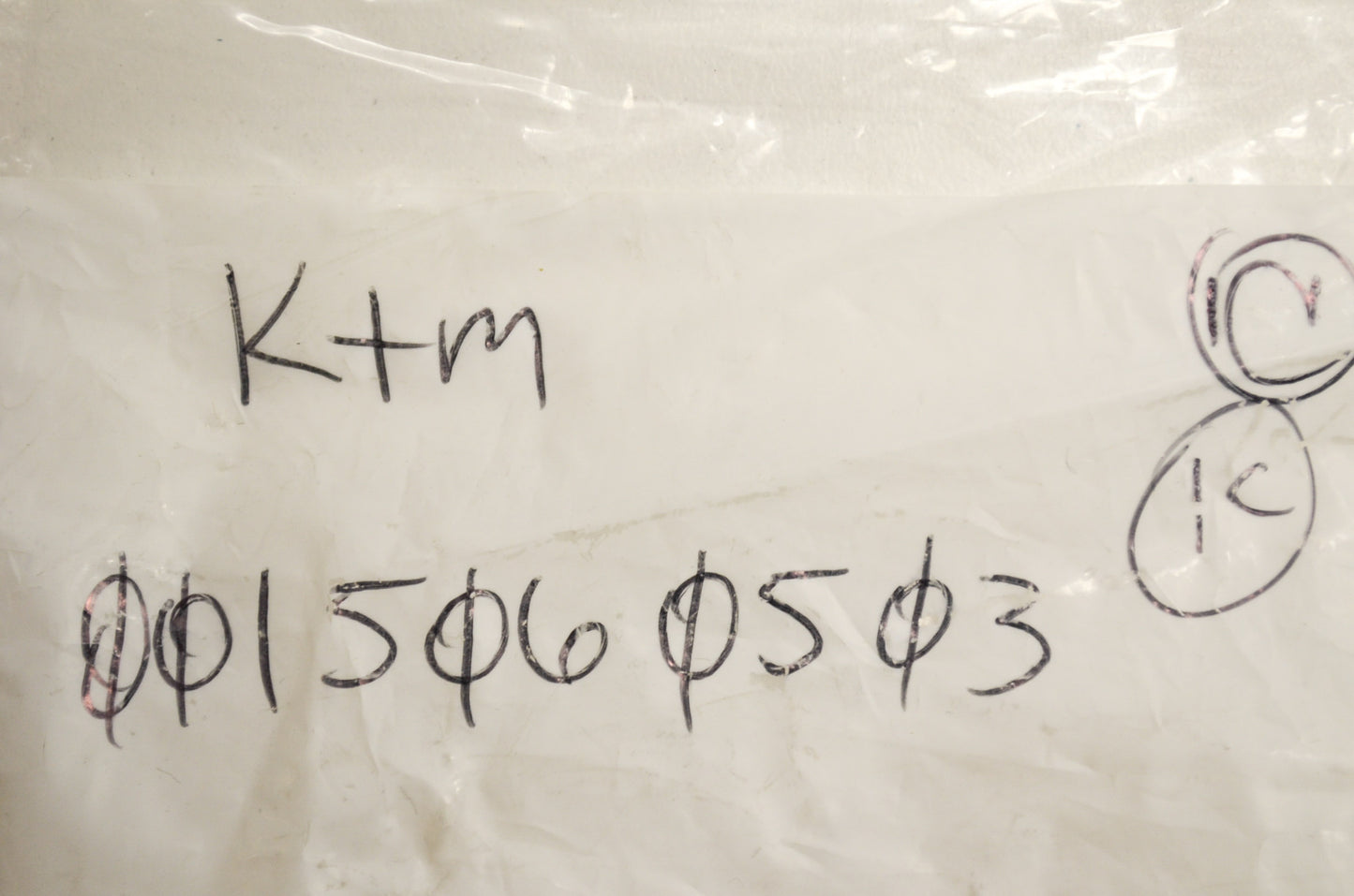 OEM KTM 15060503 Hex Head Collar Screw M6X50 WS=8 Qty 5 NOS
