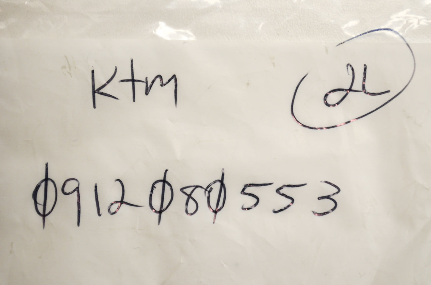 OEM KTM 912080553 Allen Head Screw DIN912 M8X55 Qty 6 NOS