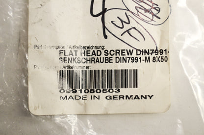OEM KTM 991080503 Flat Head Screw DIN7991 M8X50 Qty 4 NOS
