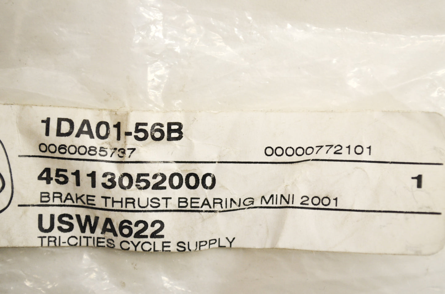 OEM KTM 45113052000 Brake Thrust Bearing NOS