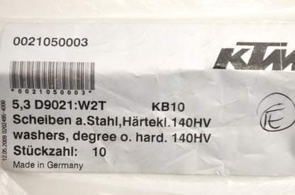 Washers EGS EXC MXC Super-Comp LC2 Qty 9 NOS