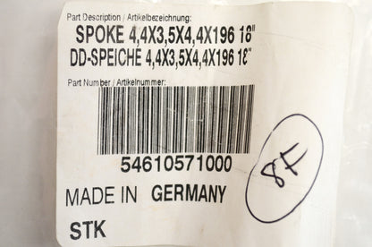 OEM KTM 54610571000 Spoke 4.4x3.5x4.4x196 18" Qty 3 NOS