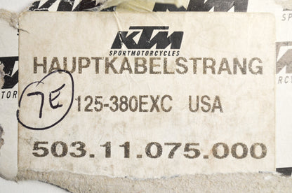 OEM KTM 50311075000 Wiring Harness NOS