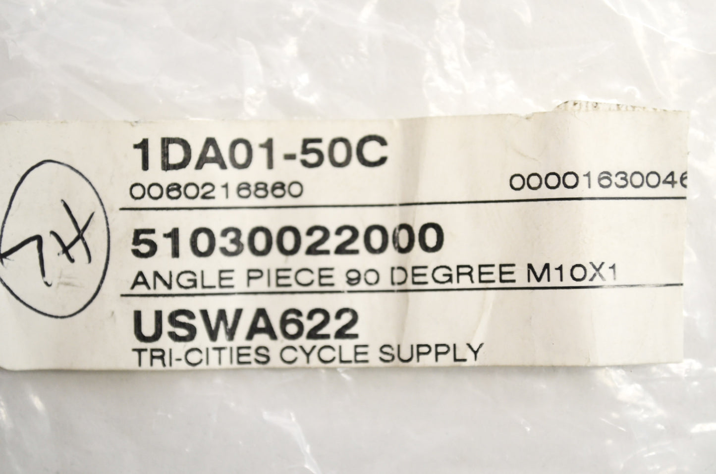 OEM KTM 51030022000 90 Degree Angle Fitting Exc Egs Mxc Sx Xc NOS