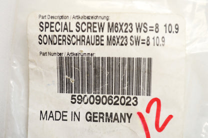 OEM KTM 59009062023 Special Screw M6X23 WS=8 10.9 Qty 12 NOS