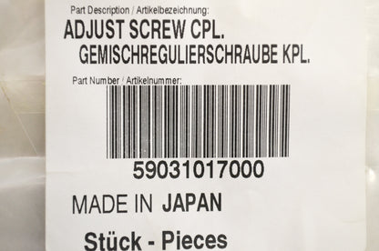 OEM KTM 59031017000 Adjust Screw NOS