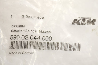OEM KTM 59002044000 Mirror Clamp w/ Pin NOS