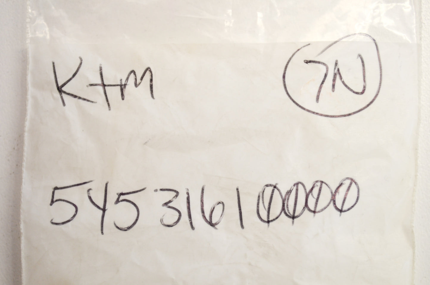 OEM KTM 54531610000 Float Chamber Gasket NOS