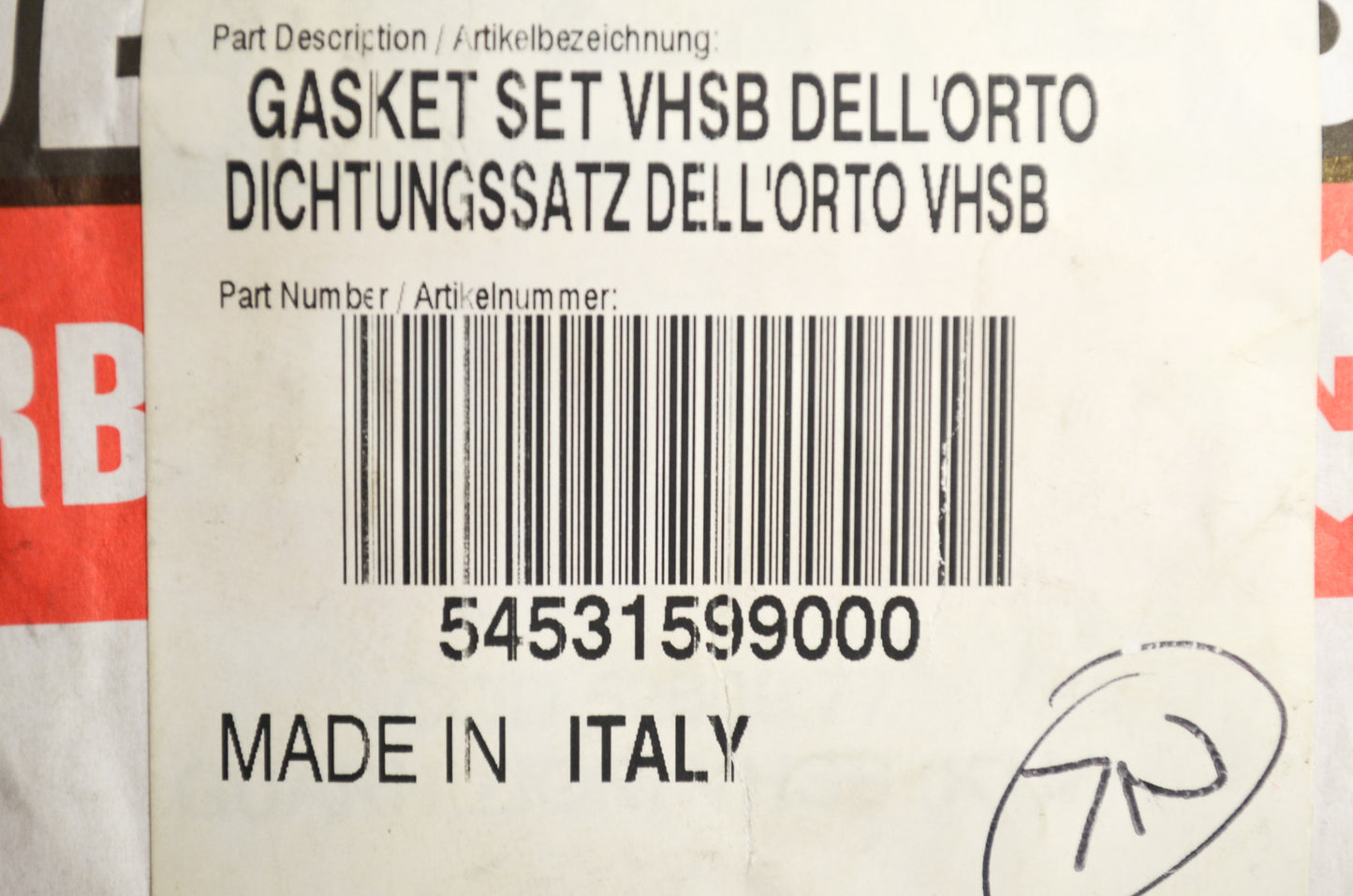OEM KTM 54531599000 Gasket Set NOS