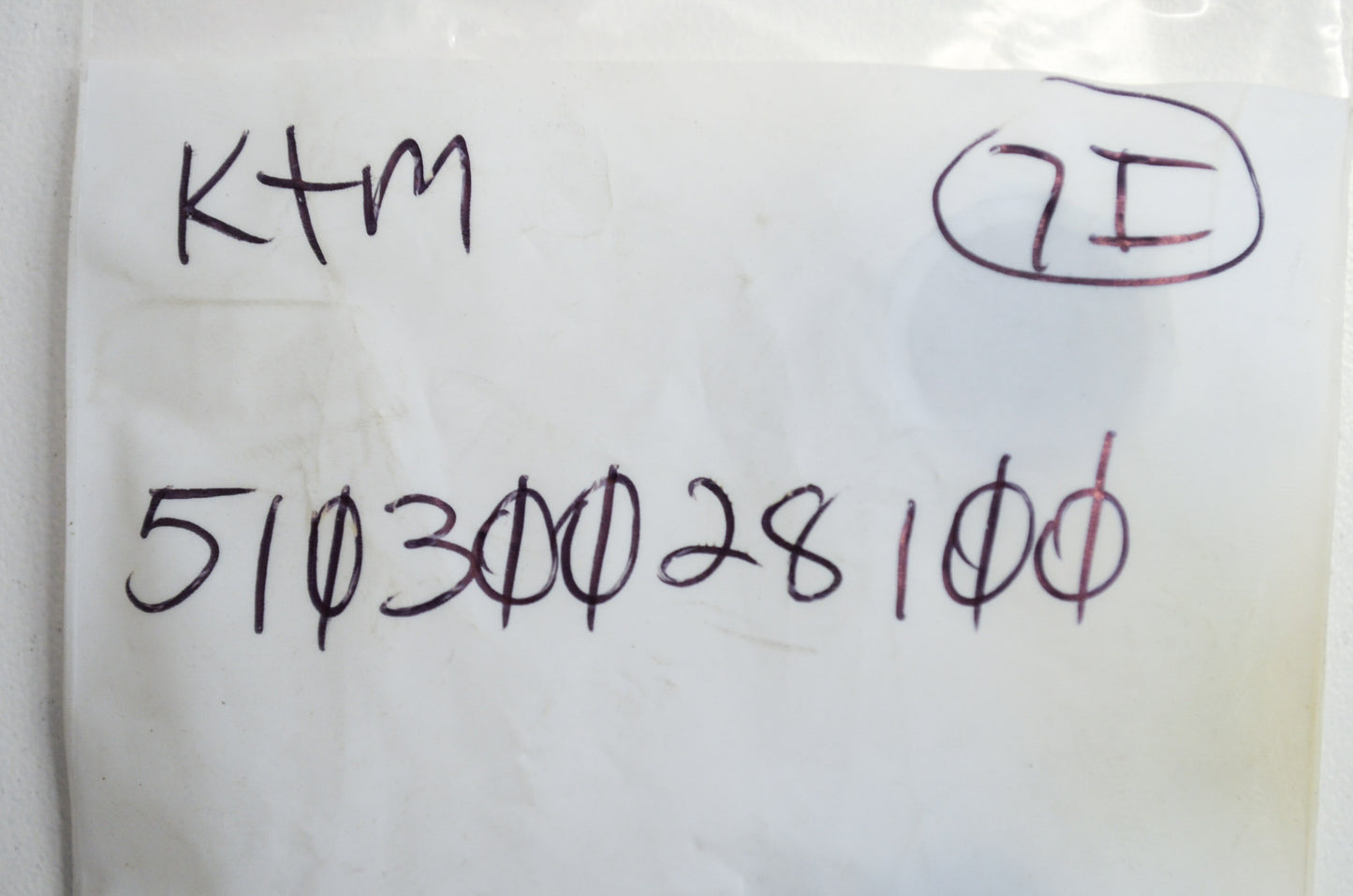 OEM KTM 51030028100 Collar Nut M12X1 Egs Exc Mxc Sx Sxc Sc NOS