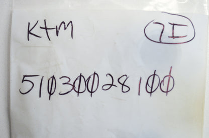 OEM KTM 51030028100 Collar Nut M12X1 Egs Exc Mxc Sx Sxc Sc NOS