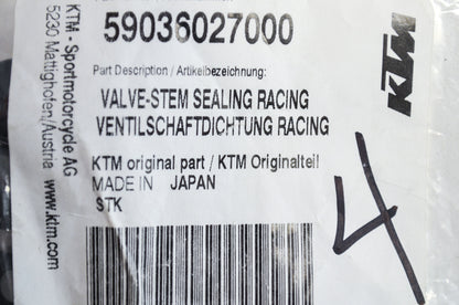 OEM KTM 59036027000 Stem Sealing Valve NOS