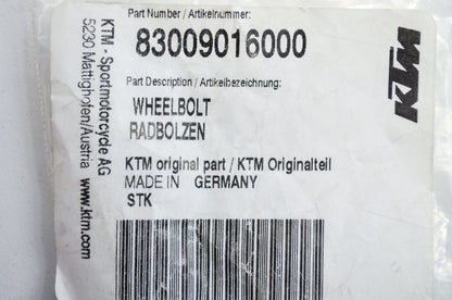 OEM KTM 83009016000 Bolt Wheel Qty 2 NOS