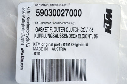 OEM KTM 59030027000 Outer Clutch Cover Gasket NOS