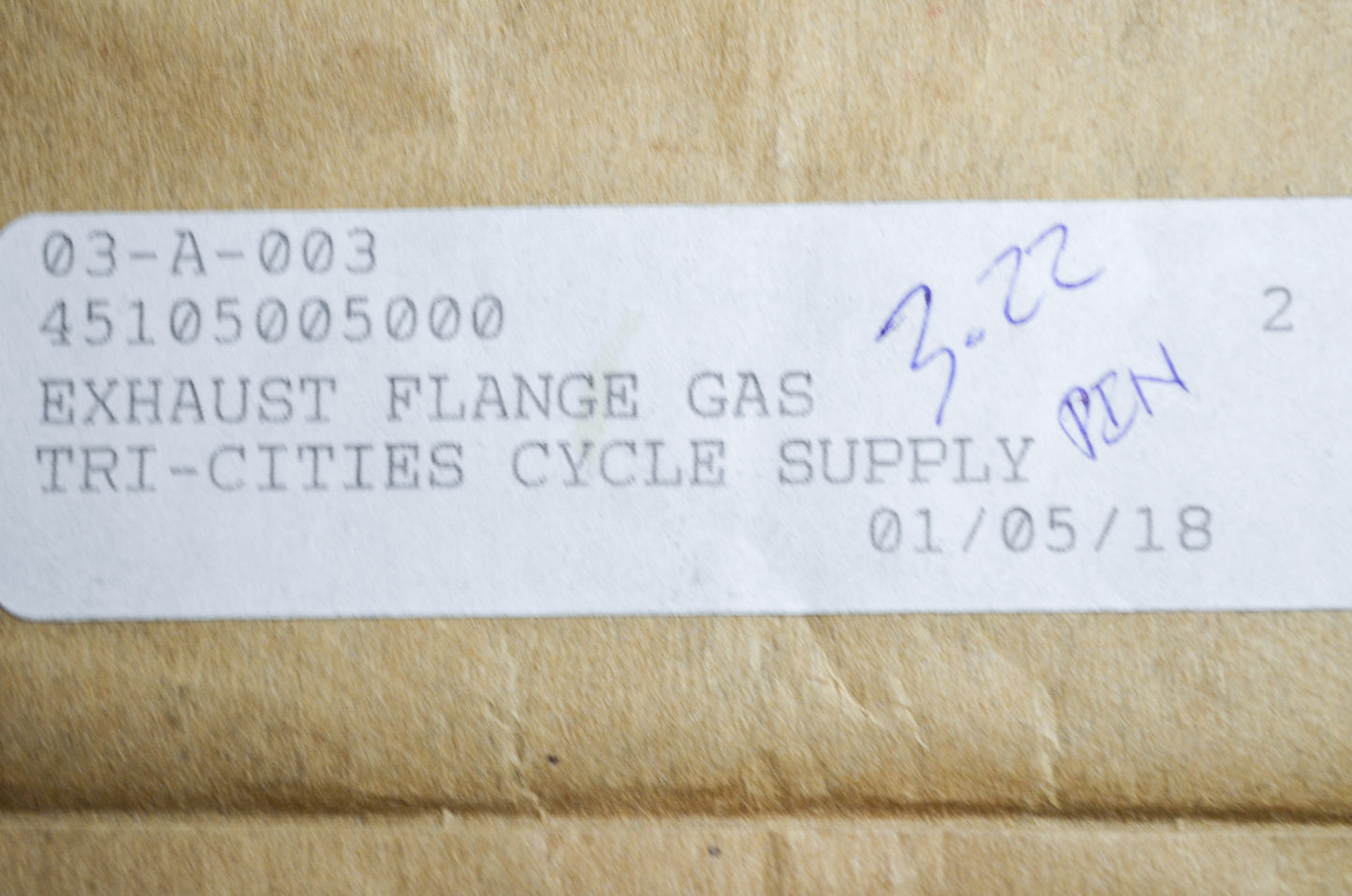 OEM KTM 45105005000 Exhaust Flange Gasket NOS