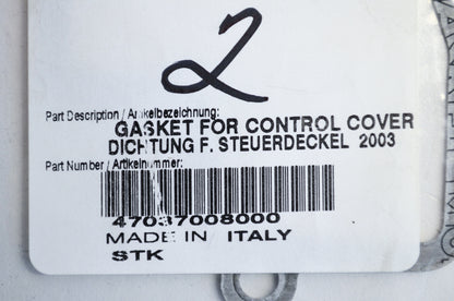 OEM KTM 47037008000 Control Cover Gasket NOS