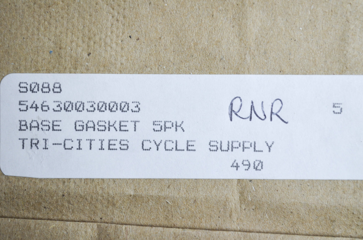 New OEM KTM Cylinder Base Gasket EGS MXC E-XC NOS