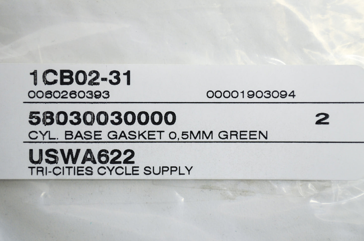 New OEM KTM Cylinder Base Gasket .5mm EGS EXC RXC Duke Super Comp SXC LC4 NOS