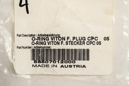 OEM KTM 58507012000 O-Ring QTY 4 NOS