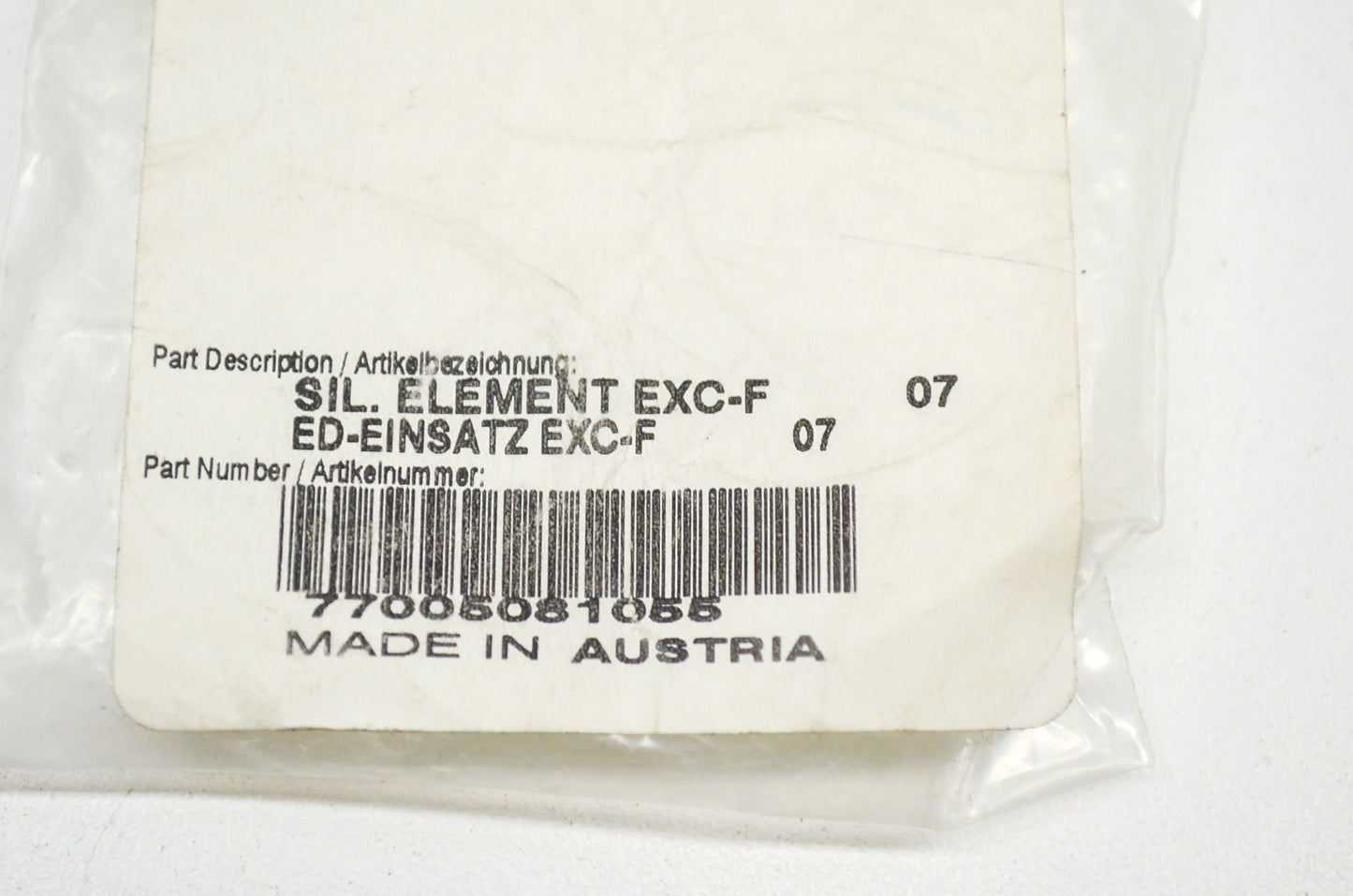 Elements XCF-W EXC-F EXC-R XC XCR Qty 3 NOS
