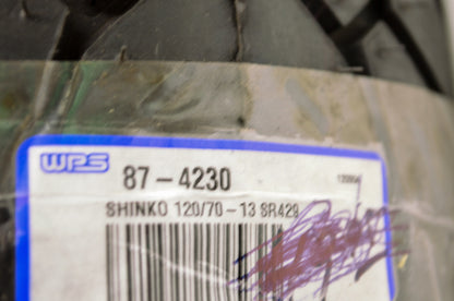New Shinko 53L Tire 120/70-13 M/C