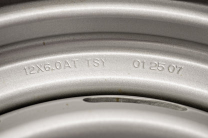 Silver Wheel Rim 12x6 4x110