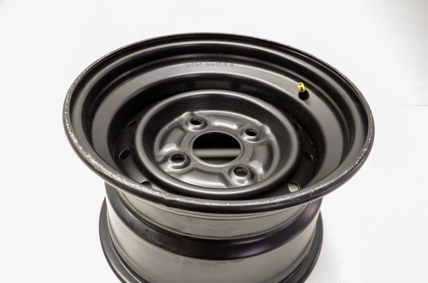 Viking Rear Black Wheel Rim 12x7.5 4x108 NOS
