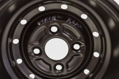 Viking Rear Black Wheel Rim 12x7.5 4x108 NOS