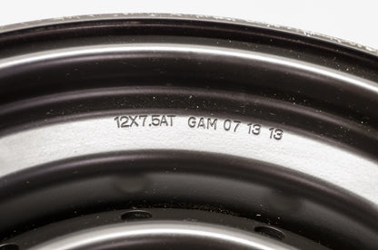 Viking Rear Black Wheel Rim 12x7.5 4x108 NOS