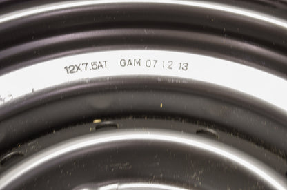 Viking Rear Black Wheel Rim 12x7.5 4x108 NOS