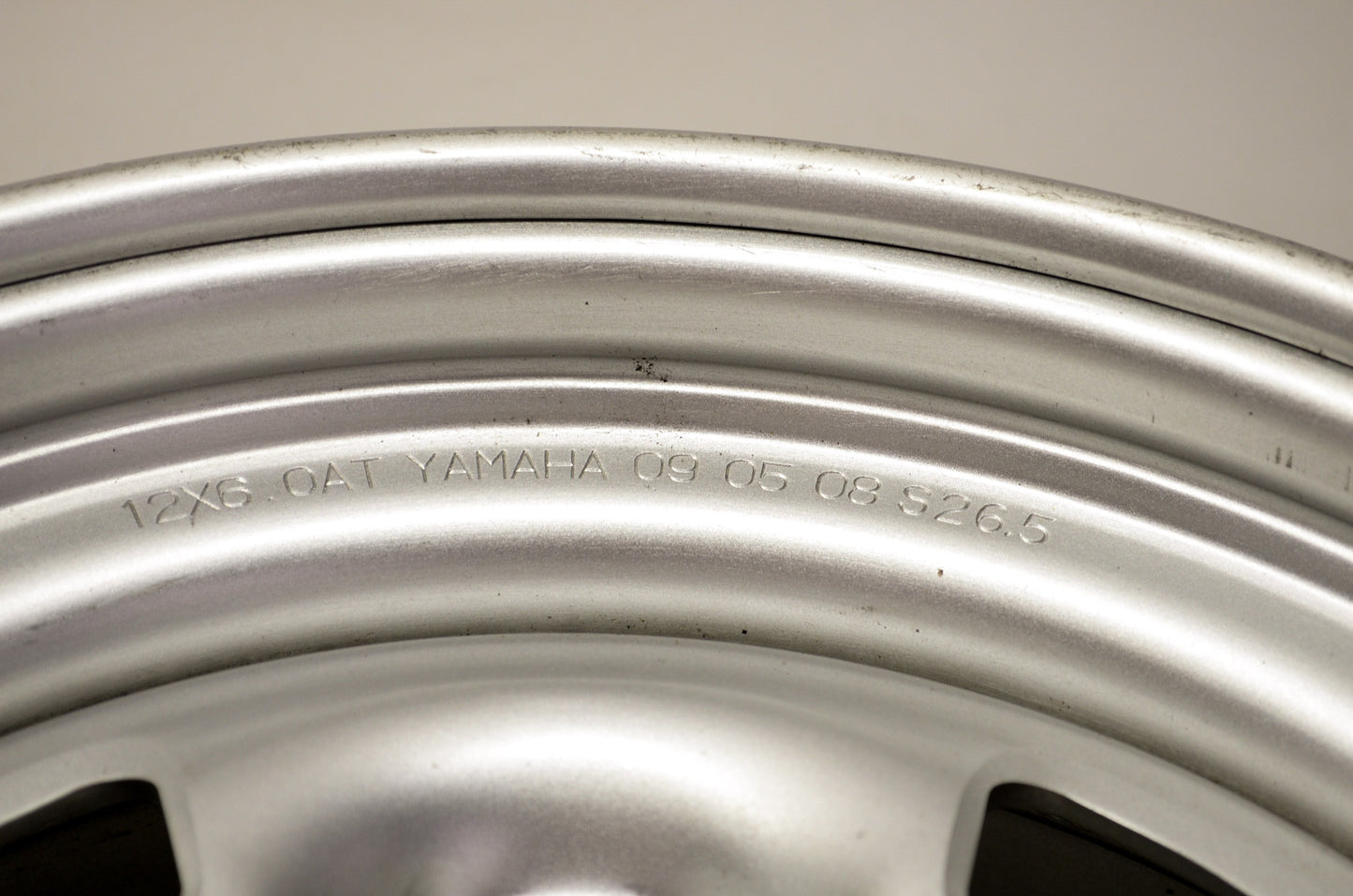 Grizzly 700 Silver Wheel Rim 12x6 4x108 NOS