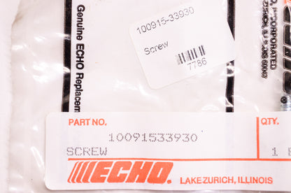 New OEM Echo Screw Qty 2 NOS