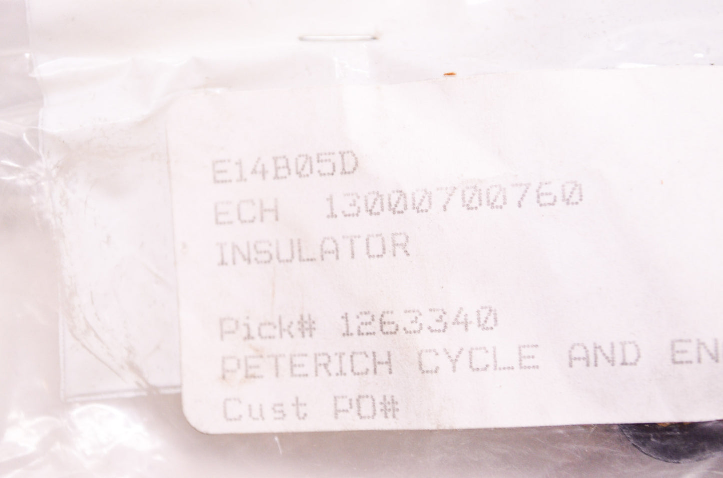 OEM Echo 13000700760, 130007-00760 Insulator NOS
